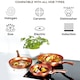 image 5 of Cermalon 5 Piece Copper Non Stick and All Hob Compatible Cookware Pan Set