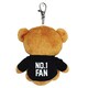 image 2 of Tottenham Hotspur FC Buddy Bear Keyring - Brown/Black - One Size