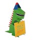 image 1 of 3D Pop-Up Dinosaur Design Birthday Card