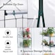 image 4 of VonHaus Walk In Greenhouse with 6 Shelves & PVC Cover