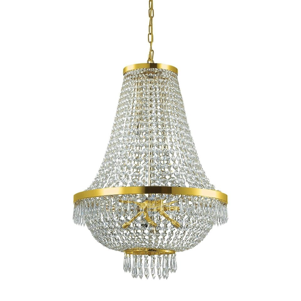 Caesar 12 Light Pendant Light Gold, G9