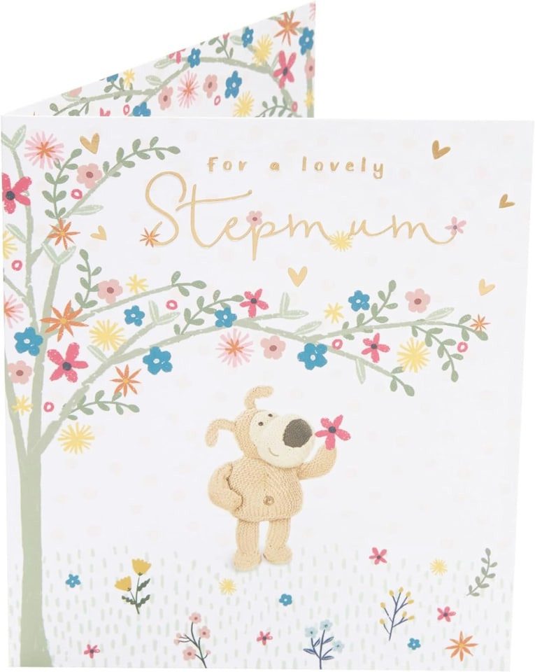 image 1 of A Lovely Stepmum an Extra-Special Cute Boofle Mother’s Day Card