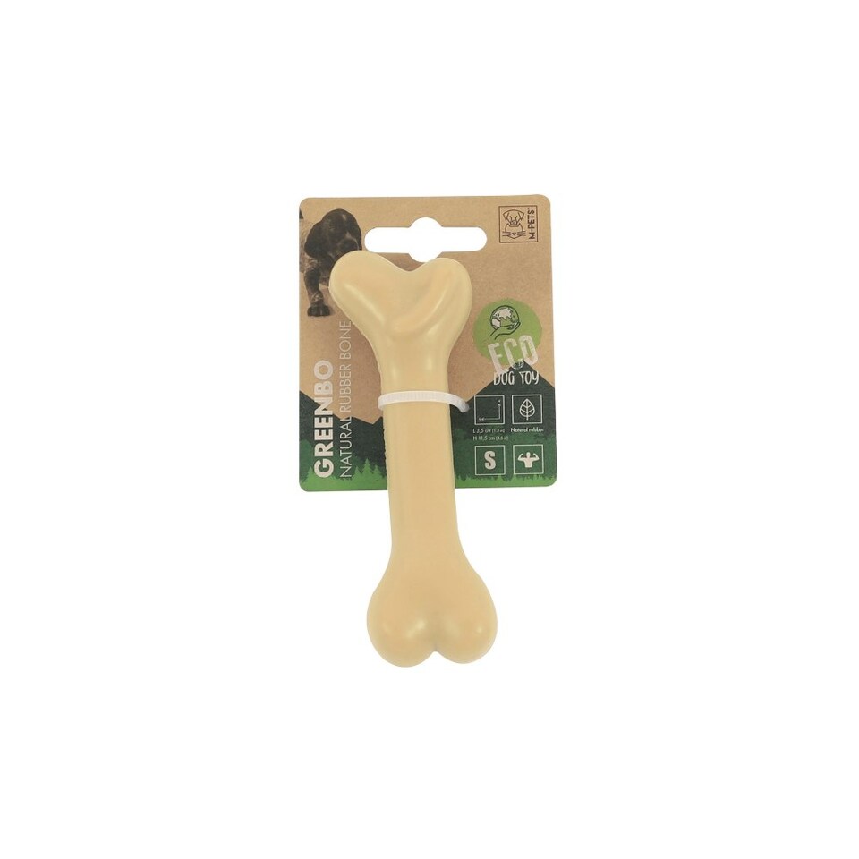 image 1 of M-PETS GREENBO Natural Rubber Bones - Small