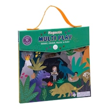 Floss & Rock Magnetic 4 in 1 Activity Book - Dinosaur Multi | One Size