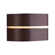 image 1 of Nordlux Sibelis Outdoor Wall Light Brown Plastic Solar E27 Sensor Weatherproof - Mains Powered, IP44 | Brown | metallic