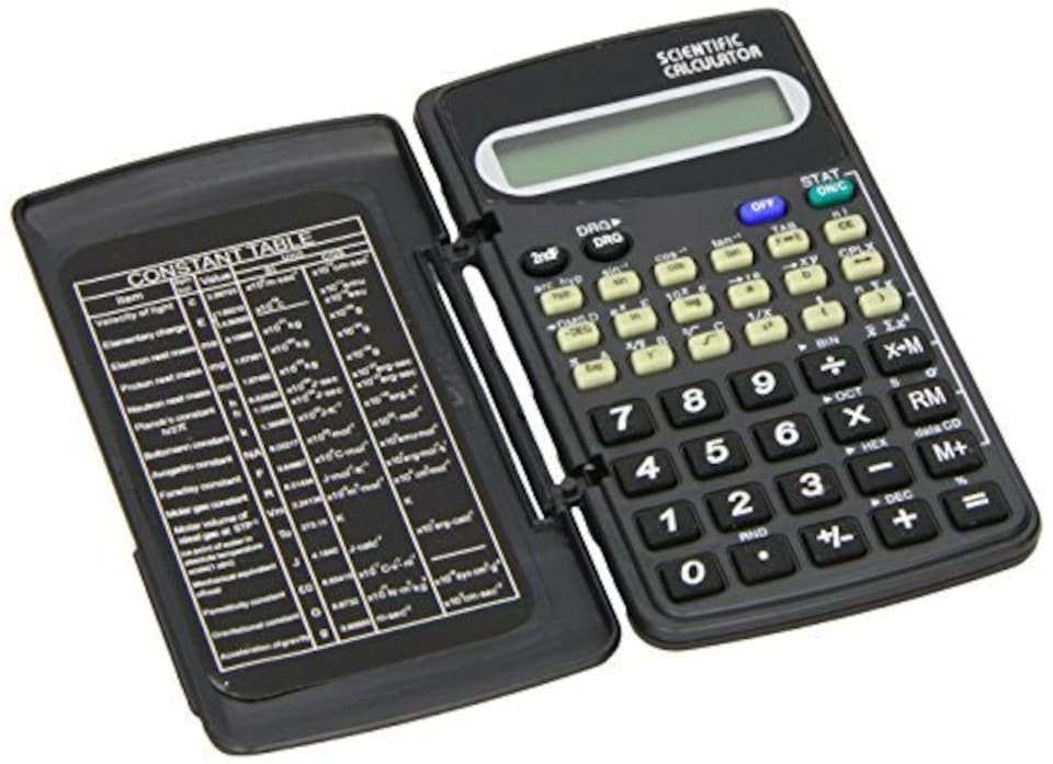 image 1 of Just Stationery Scientific Calculator with Folding Cover