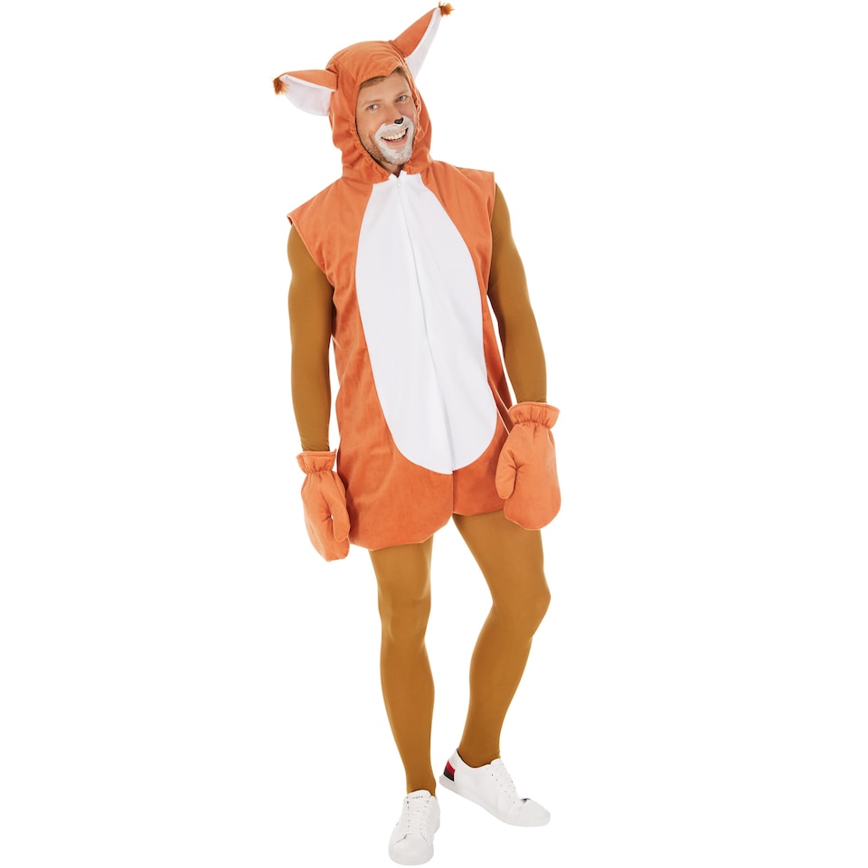 image 1 of Squirrel Costume | Brown | brown/white | M | 1
