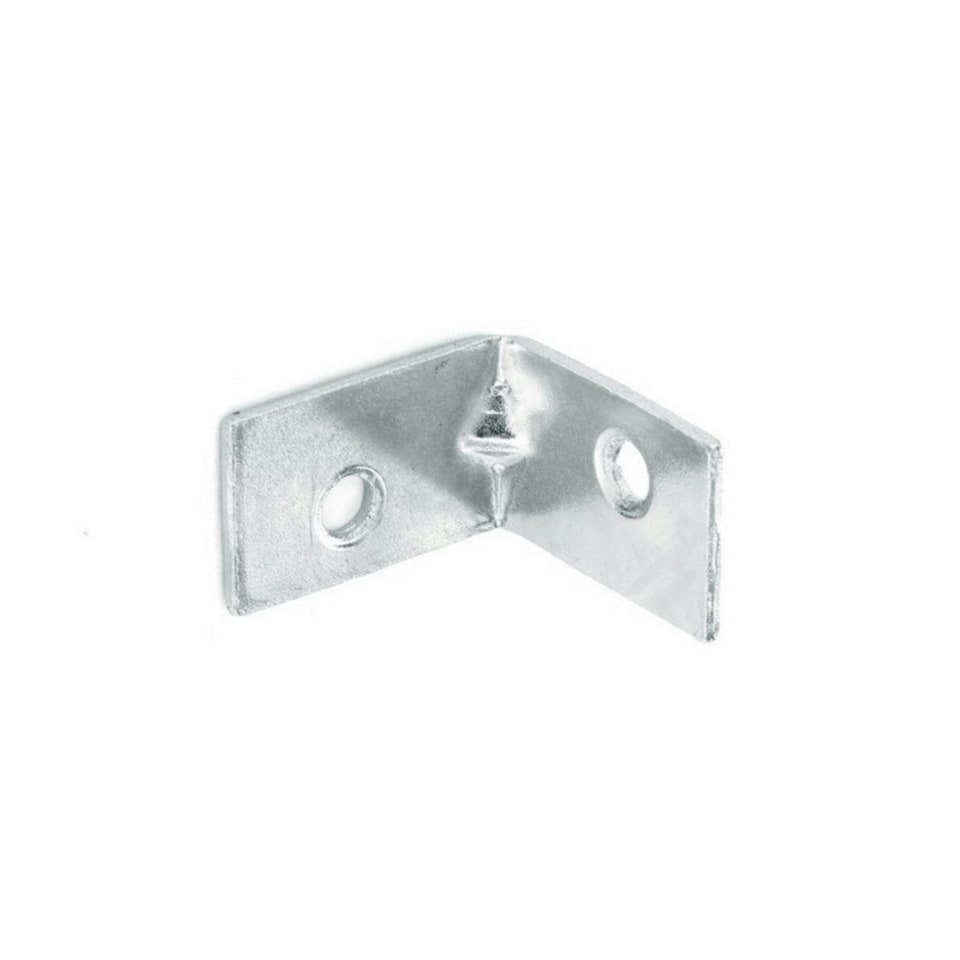 image 1 of Securit Corner Brace (Pack of 4) - Silver - 25mm