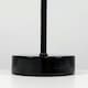 image 2 of ValueLights Modern Gloss Black Touch Table Lamp With New York Skyline Shade