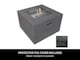 image 7 of Field & Flame Cassia Bio Ethanol Fire Pit in Dark Concrete Grey
