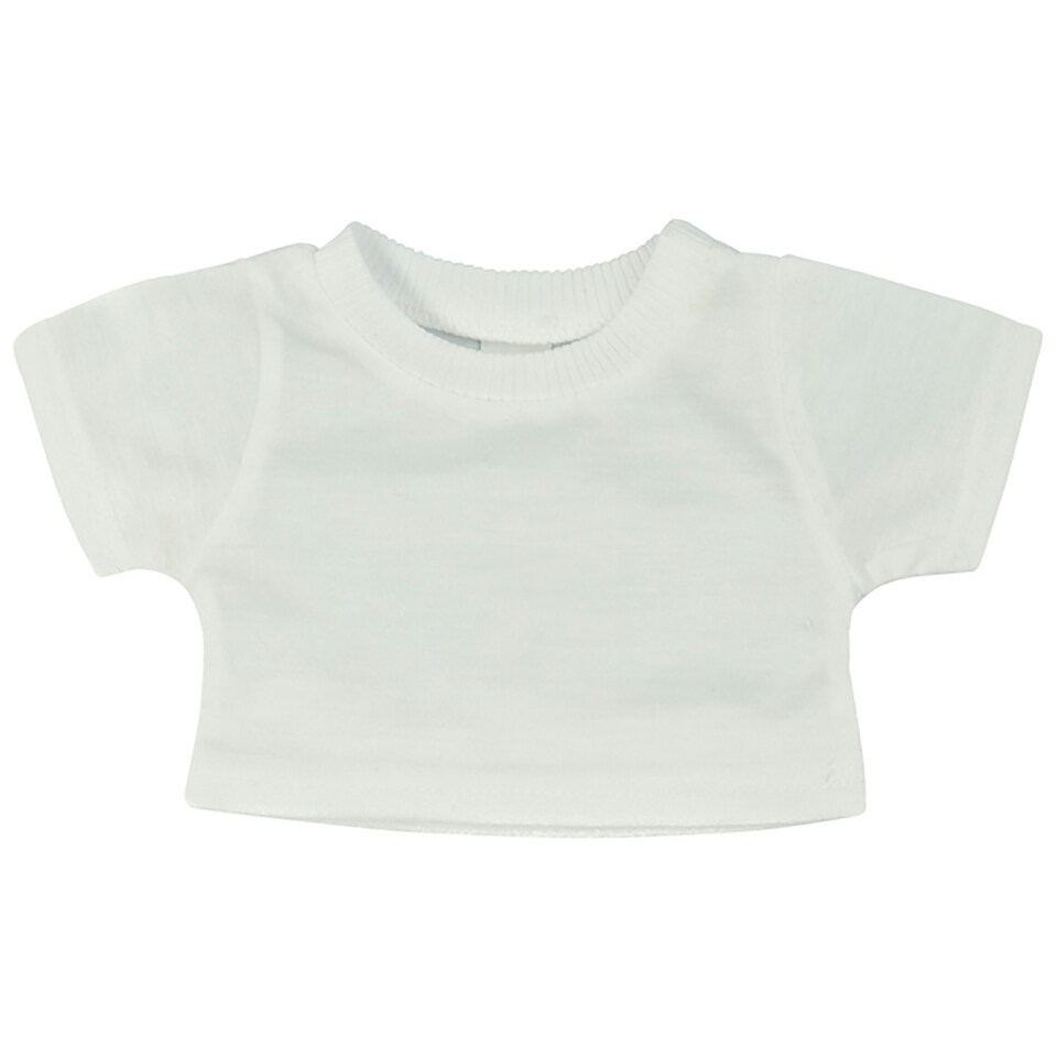 image 1 of Mumbles Teddy Bear T-Shirt Accessory - White - L