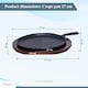 image 2 of Buckingham Pre-Seasoned Cast Iron Griddle Crepe Pan 27 cm with Wooden Base