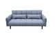 image 1 of Bello 2 Seater Sofa Bed in Grey or Silver | Grey | One Size