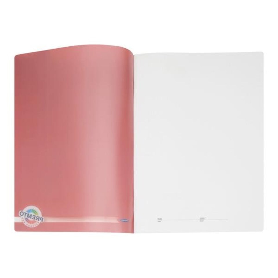 image 1 of A4 120 Pages Ketchup Red Durable Cover Manuscript Book by Premto