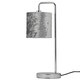 image 3 of Grey Crushed Velvet 15.5cm Table Lamp Shade Grey