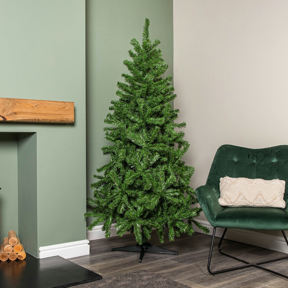 image 1 of 6ft Green Colorado Spruce Artificial Christmas Tree with 481 tips