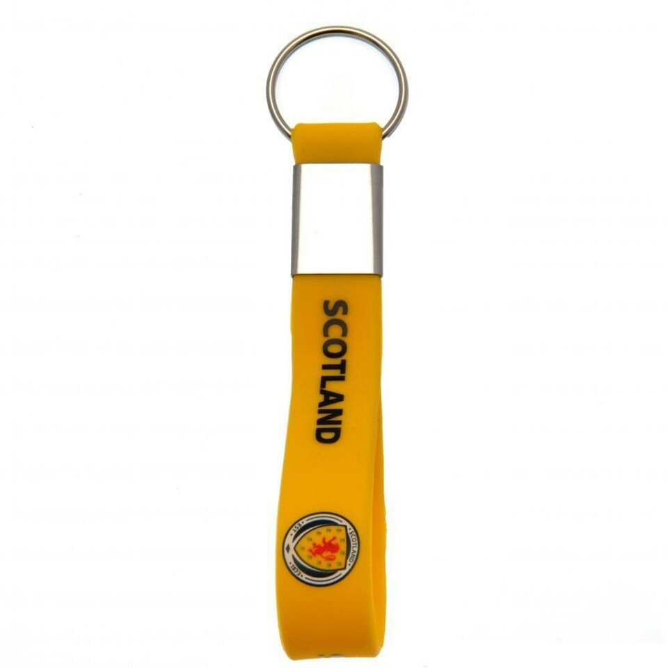 Scotland FA Silicone Keyring - Yellow - One Size