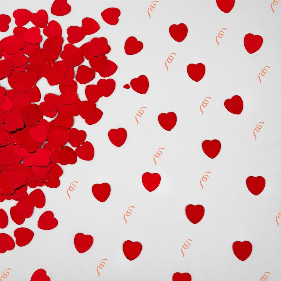 image 1 of Heart Confetti Red 14g - 1pk