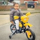 image 2 of HOMCOM 6V Kids Child Electric Motorbike Ride on Motorcycle Scooter Children Toy Gift for 3-6 Years (Yellow)