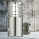 image 7 of Bloom - Brushed Stainless Steel Outdoor Motion Sensor Light | Grey | Clear | 1