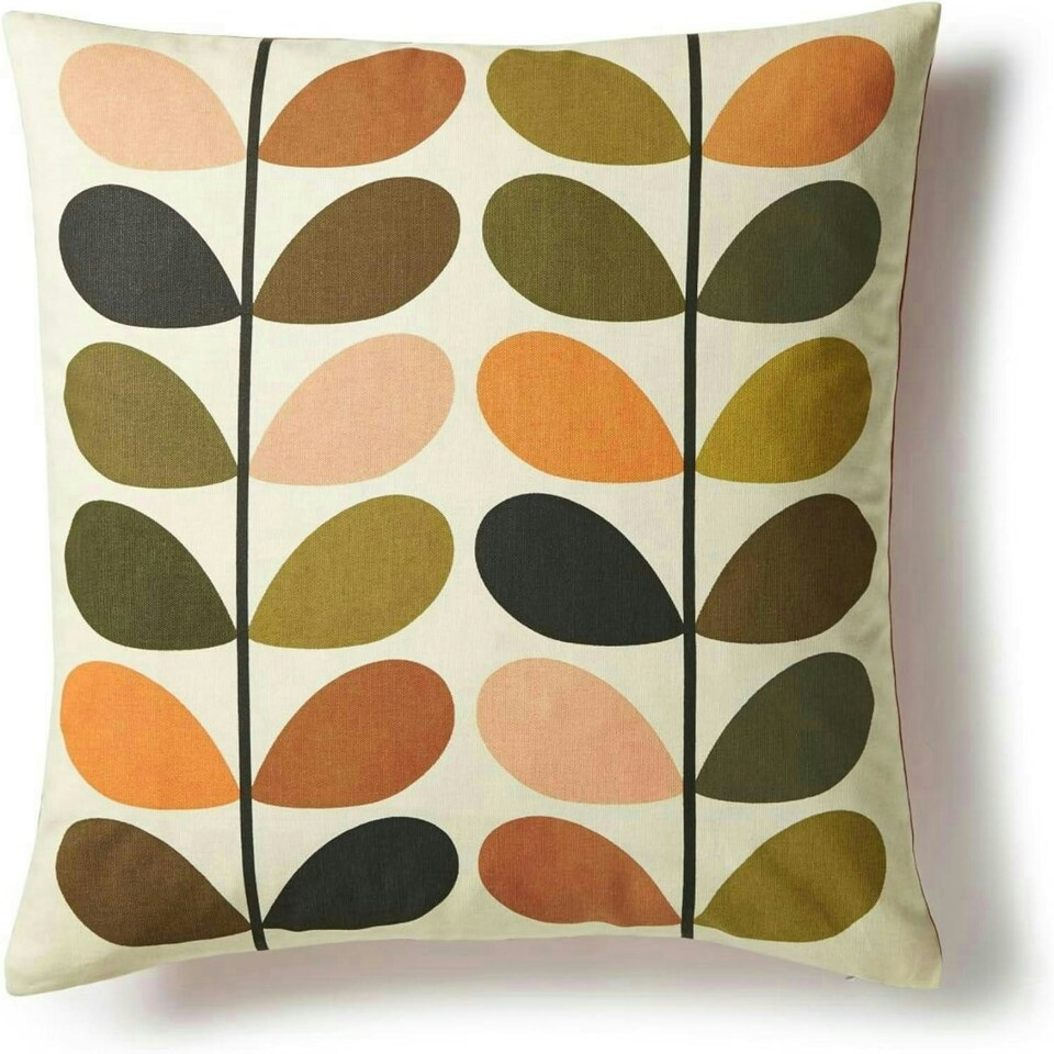image 1 of Orla Kiely Multi Stem Auburn Filled Cushion 50x50cm