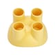 image 5 of Living and Home Pet Feeder Bowl with Non-Slip Base | Yellow
