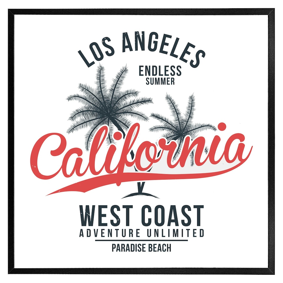 image 1 of Cali west coast (Picture Frame) Black | M