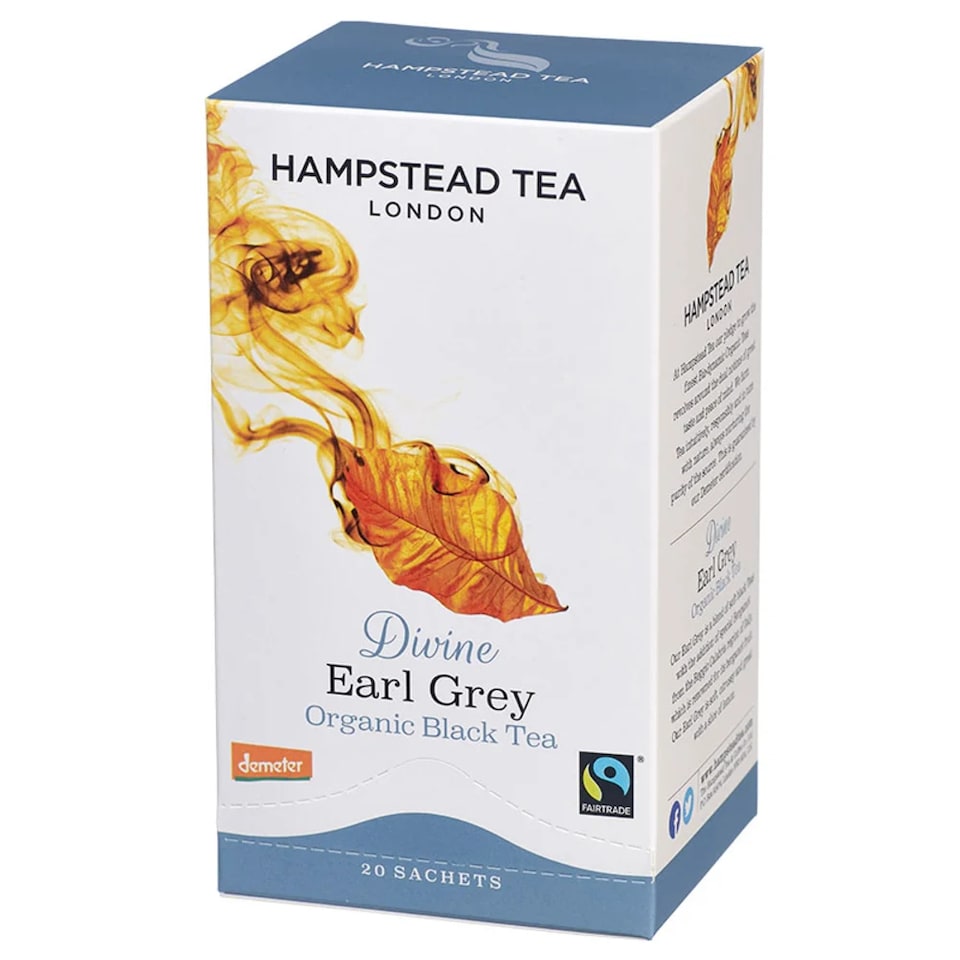 image 1 of Organic Earl Grey Tea 20 Sachets 40g (Hampstead Tea) | Multi