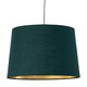 image 2 of Set of 2 Zoey - Dark Green with Gold Inner Easy Fit Pendant or Lamp Shades Green | Gold