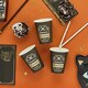 image 2 of Halloween Homemade Poison Gold Foil Paper Cups 250ml - Pack of 8