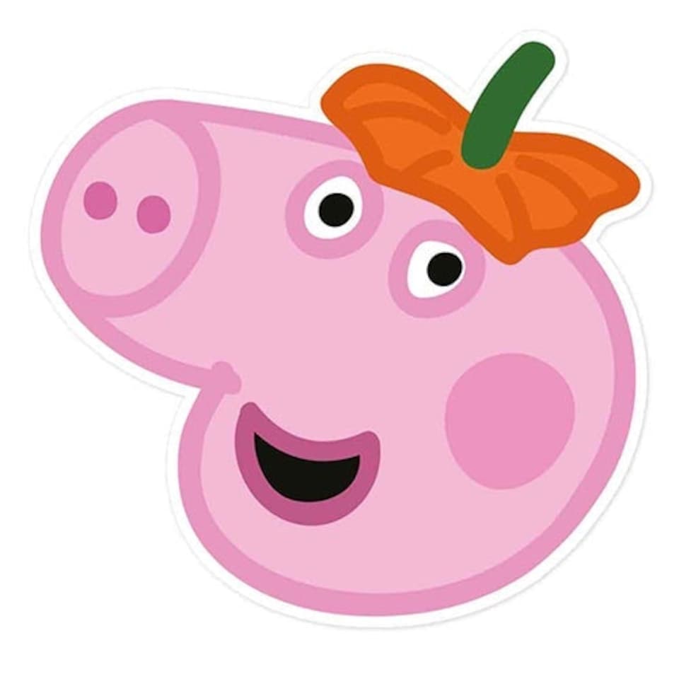 George Pig Peppa Pig Halloween Cardboard Face Mask