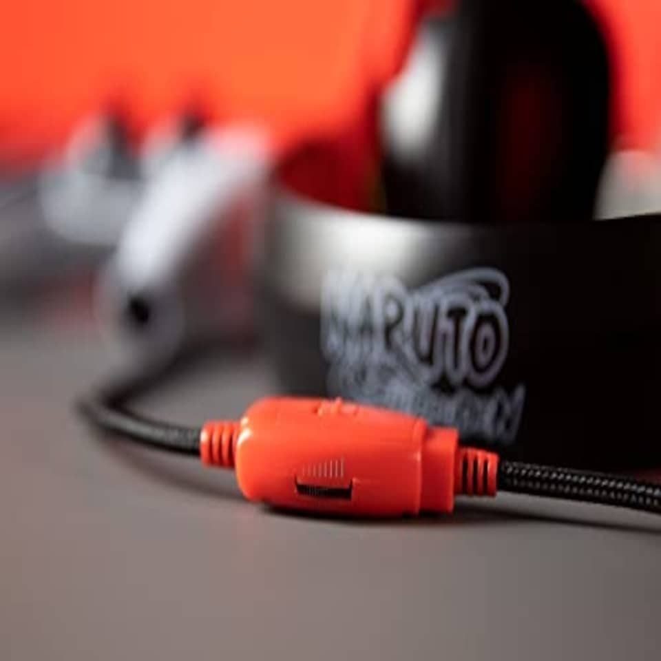 image 1 of Konix Naruto Akatsuki Gaming Headset (Black/Red) /Headset - Konix - 111658 N/A