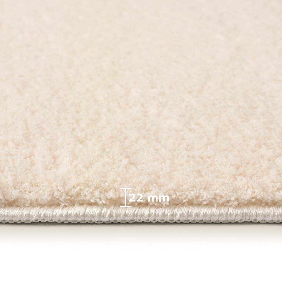 image 1 of RUGLENZA HOME -  STELLA SHAGGY RUG - 22 MM - CREAM - 120 x 170 CM