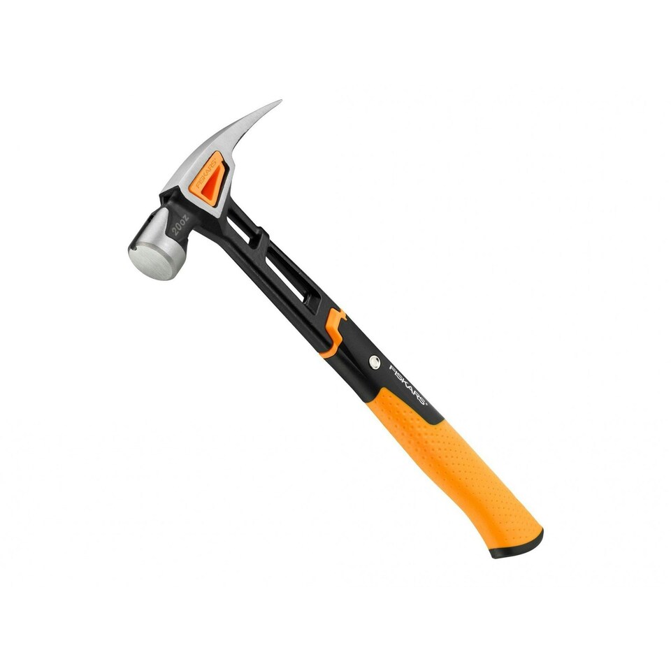 image 1 of Fiskars Isocore General Use Hammer 570g (20oz) - Multi Colour - One Size
