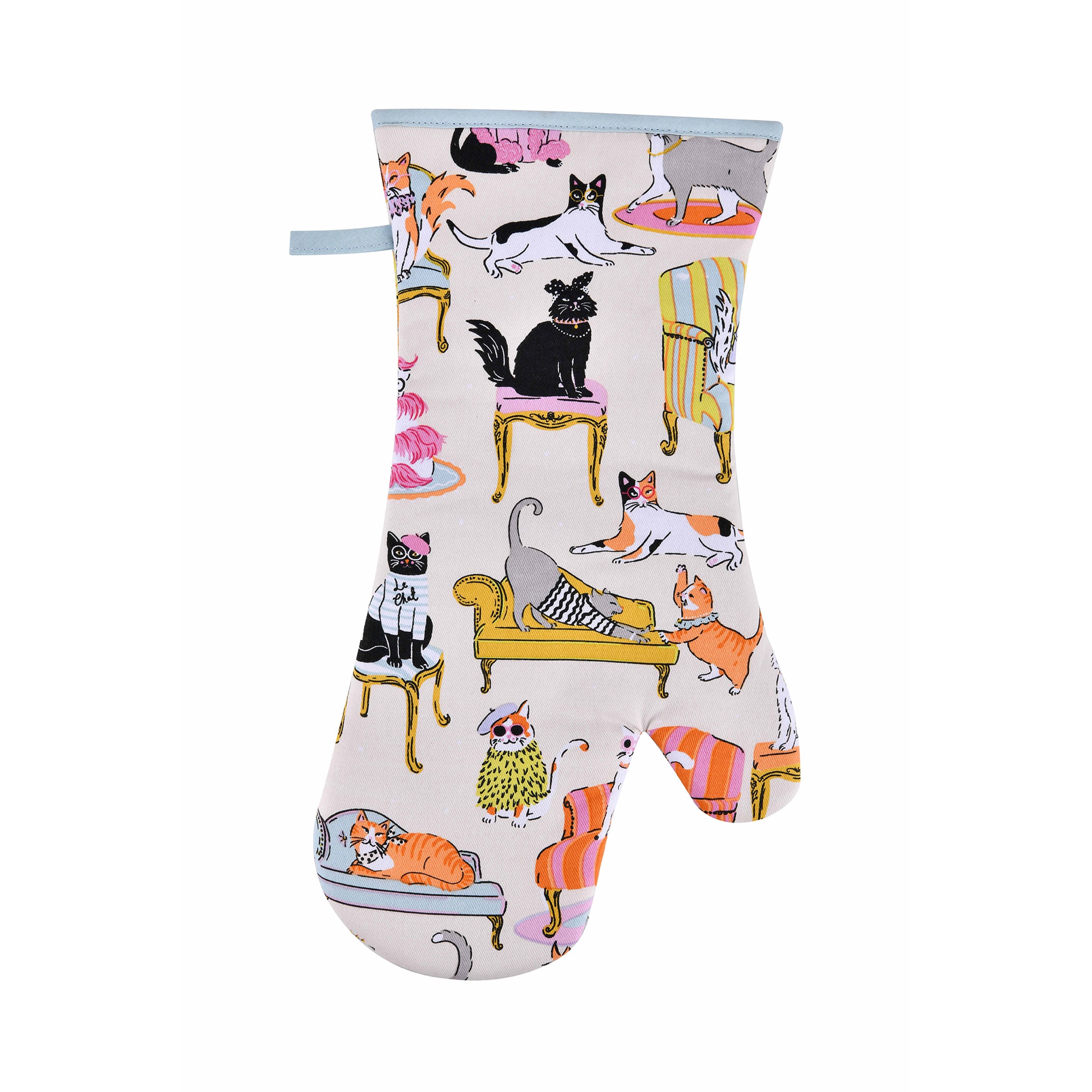 Ulster Weavers 'Cool Cats' Cats Print Gauntlet Oven Glove