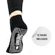 image 1 of Ubung Yoga Socks Black PSYSK701 Pack of 12 Size 4.5-9 UK Size