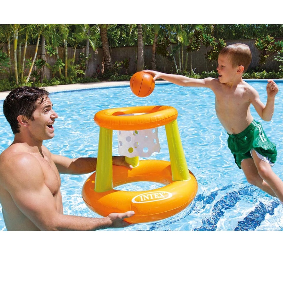 image 1 of Intex Inflatable Floating Hoop - Orange | Orange