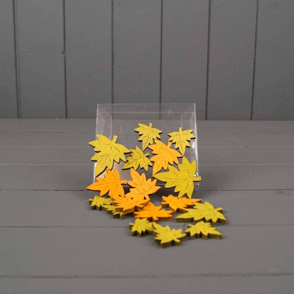 Satchville 18 Decorative Wooden Leaves