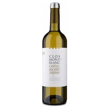 Clos Montblanc Castell Macabeu Chardonnay 75cl - Spanish White Wine