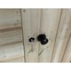 image 4 of 10 x 8 Pressure Treated Tongue And Groove Apex Summerhouse - Potting Shed - Bench + Safety Toughened Glass + RIM Lock with Key (10' x 8') / (10ft x 8ft)