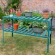 image 2 of Set of 2 Traditional Greenhouse 2 Tier Garden Staging Green 126cm | Green | Green | 1