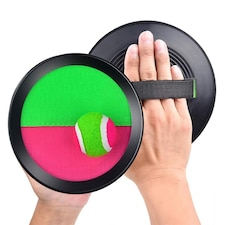 The Magic Toy Shop Toss and Catch Ball Set Outdoor Activity for Kids and Family Fun