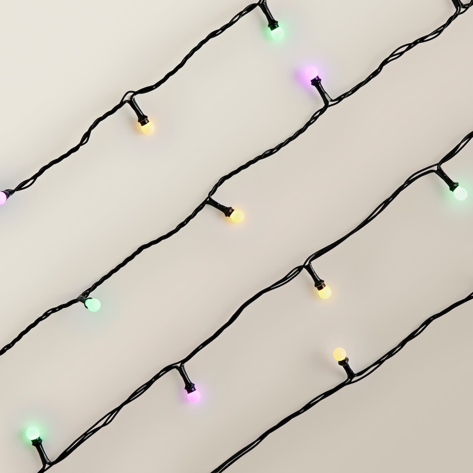image 1 of ValueLights 240 Multi Coloured Bubble String Lights