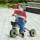 image 2 of AIYAPLAY Trike W/ Adjustable Seat Basket, Kids Tricycle for 2-5 Years Old, Black