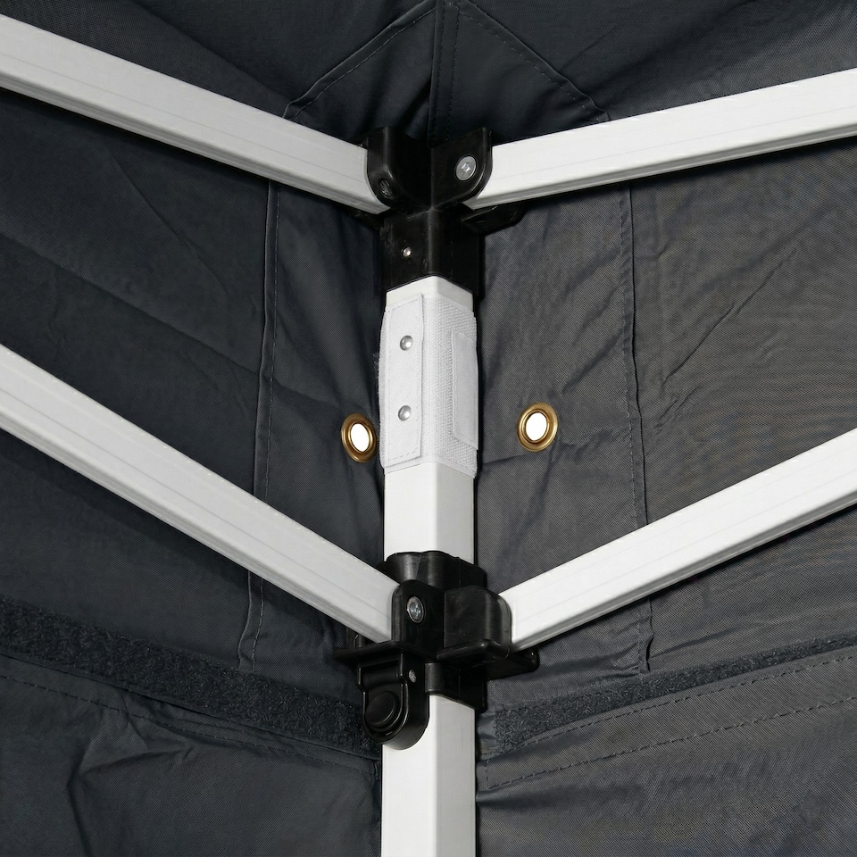 image 1 of Pop Up Gazebo 3m x 6m Garden Marquee Waterproof UV Resistant Grey