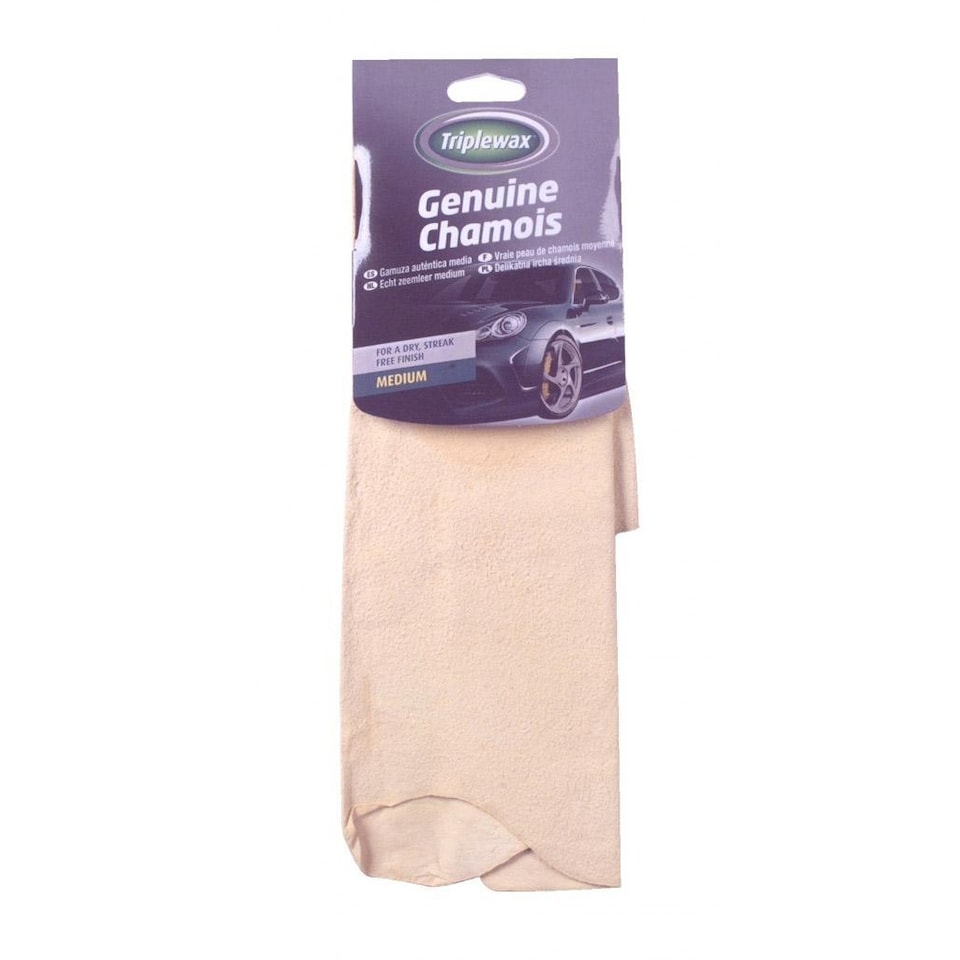 Triplewax Genuine Leather Chamois | Brown | Beige | 1