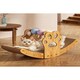 image 2 of Living and Home 3 In 1 Cat Rocking Bed Scratching Chair
