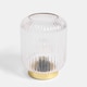image 1 of OHS Glass Cordless Table Lamp LED Battery Operated Night Light
