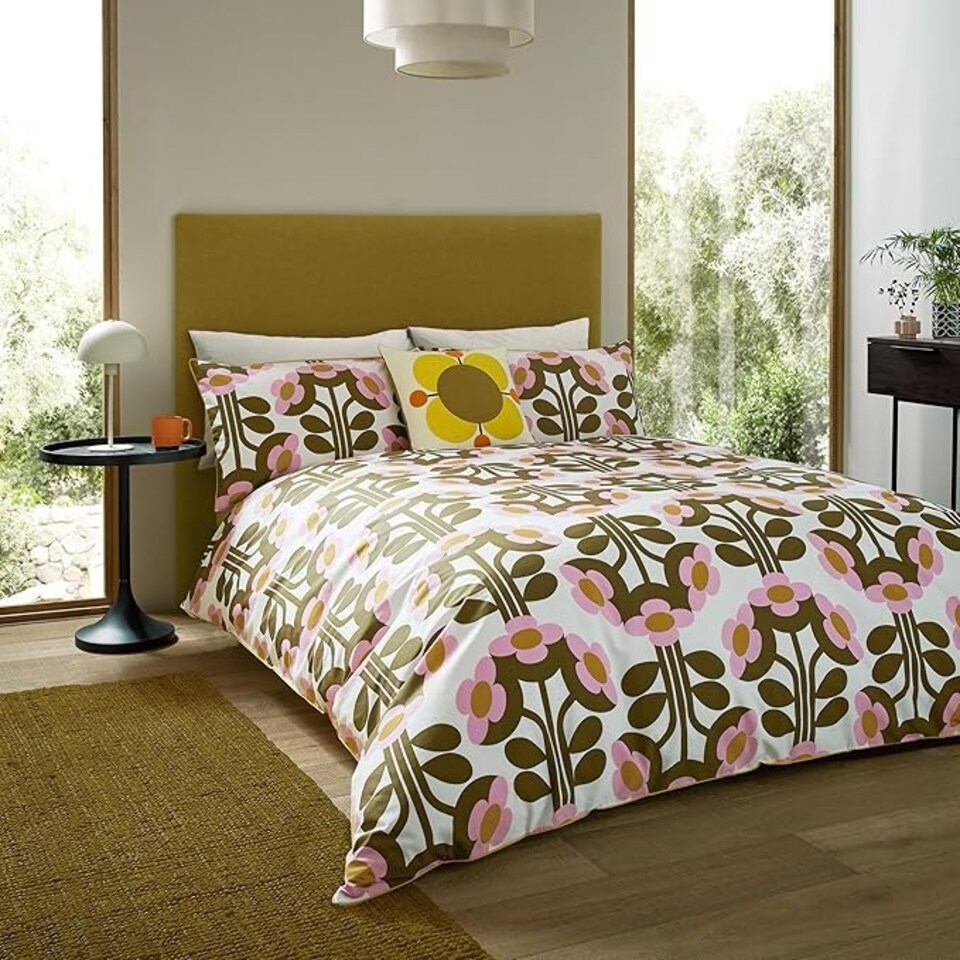 image 1 of Orla Kiely Buttercup Blossom Duvet Cover Set - Yellow Yellow | Single