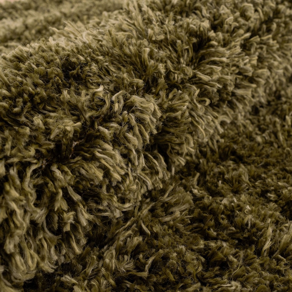 image 1 of KUKOON Dark Green Super Soft Shaggy Area Rug 120cm x 170cm